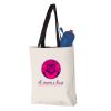 11L Canvas Tote with Contrast-Color Handles Vignette