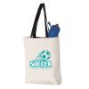 11L Canvas Tote with Contrast-Color Handles Vignette
