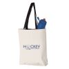 11L Canvas Tote with Contrast-Color Handles Vignette