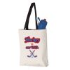 11L Canvas Tote with Contrast-Color Handles Vignette