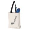 11L Canvas Tote with Contrast-Color Handles Vignette