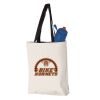 11L Canvas Tote with Contrast-Color Handles Vignette