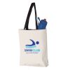 11L Canvas Tote with Contrast-Color Handles Vignette